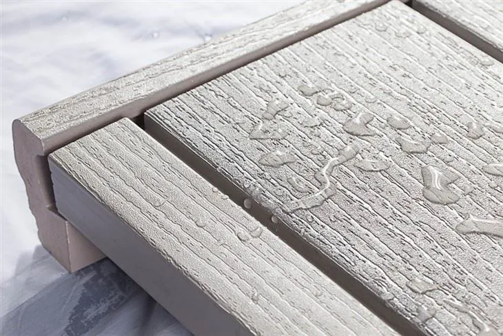 Vedenpitävät lukittavat PVC-terassilaudat